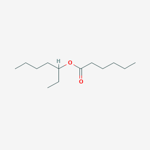 molecular formula C13H26O2 B15488201 Heptan-3-yl hexanoate CAS No. 5421-13-6