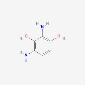 molecular formula C6H8N2O2 B15488382 2,4-Diaminoresorcinol CAS No. 13066-96-1