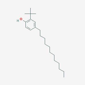 molecular formula C22H38O B15488485 2-Tert-butyl-4-dodecylphenol CAS No. 4907-57-7