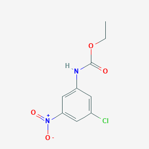 molecular formula C9H9ClN2O4 B15488554 ethyl N-(3-chloro-5-nitrophenyl)carbamate CAS No. 6332-93-0