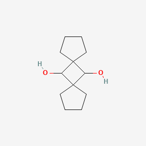 molecular formula C12H20O2 B15488573 Dispiro[4.1.4.1]dodecane-6,12-diol CAS No. 6975-20-8