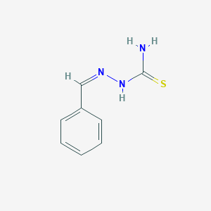 molecular formula C8H9N3S B154886 Benzaldehyde thiosemicarbazone CAS No. 1627-73-2