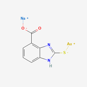 molecular formula C8H4AuN2NaO2S B15488642 Triphal CAS No. 6138-58-5