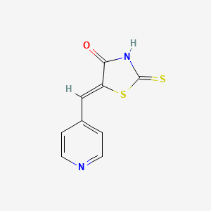molecular formula C9H6N2OS2 B15488714 5-(4-Pyridylmethylene)rhodanine CAS No. 5061-42-7