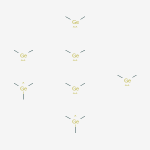 molecular formula C16H48Ge7 B15488757 Dimethyl-lambda~2~-germane--trimethylgermyl (5/2) CAS No. 12112-81-1