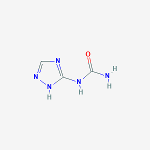 molecular formula C3H5N5O B15488817 1-(1h-1,2,4-Triazol-5-yl)urea CAS No. 7154-49-6