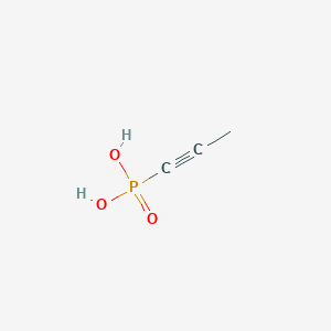 molecular formula C3H5O3P B15488863 Prop-1-yn-1-ylphosphonic acid CAS No. 5518-69-4