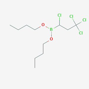 molecular formula C11H21BCl4O2 B15488901 Dibutyl (1,3,3,3-tetrachloropropyl)boronate CAS No. 6336-46-5
