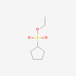 molecular formula C7H14O3S B15488959 Ethyl cyclopentanesulfonate CAS No. 5455-52-7
