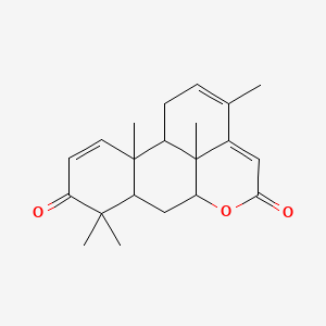 molecular formula C21H26O3 B15489007 Anhydromerogedunol CAS No. 5195-83-5