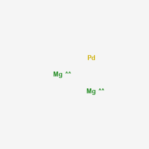 molecular formula Mg2Pd B15489046 Magnesium--palladium (2/1) CAS No. 12057-67-9