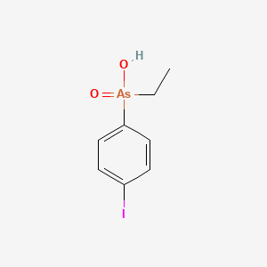 molecular formula C8H10AsIO2 B15489180 Ethyl(4-iodophenyl)arsinic acid CAS No. 6272-86-2
