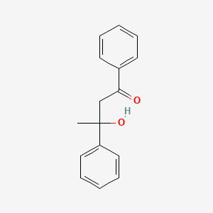 molecular formula C16H16O2 B15489188 3-Hydroxy-1,3-diphenylbutan-1-one CAS No. 6397-70-2