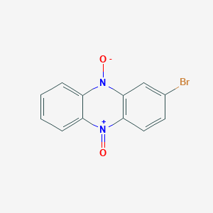 molecular formula C12H7BrN2O2 B15489202 2-Bromophenazine 5,10-dioxide CAS No. 6975-74-2