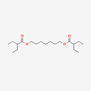 molecular formula C19H36O4 B15489214 Heptane-1,7-diyl bis(2-ethylbutanoate) CAS No. 5453-19-0