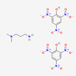 molecular formula C17H20N8O14 B15489283 N',N'-dimethylpropane-1,3-diamine;2,4,6-trinitrophenol CAS No. 3197-17-9