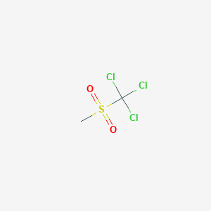 molecular formula C2H3Cl3O2S B15489343 Methyl trichloromethyl sulfone CAS No. 5324-44-7