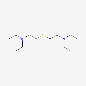 molecular formula C12H28N2S B15489369 Bis(2-diethylaminoethyl) sulfide CAS No. 6006-58-2