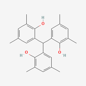 molecular formula C25H28O3 B15489498 Phenol, 2,2',2''-methylidynetris[4,6-dimethyl- CAS No. 6538-36-9