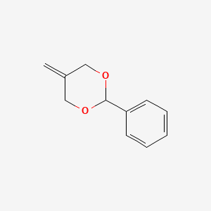 molecular formula C11H12O2 B15489594 5-Methylidene-2-phenyl-1,3-dioxane CAS No. 3290-74-2