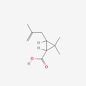 molecular formula C10H16O2 B15489705 Isochrysanthemic acid CAS No. 5800-68-0