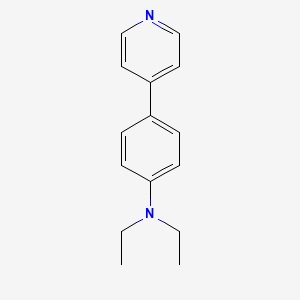 molecular formula C15H18N2 B15489737 N,N-Diethyl-4-(pyridin-4-yl)aniline CAS No. 4903-86-0