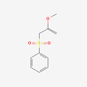 molecular formula C10H12O3S B15489745 (2-Methoxyprop-2-ene-1-sulfonyl)benzene CAS No. 2525-46-4