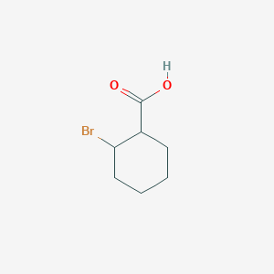 molecular formula C7H11BrO2 B15489787 2-Bromocyclohexanecarboxylic acid CAS No. 5469-29-4