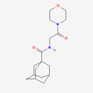 molecular formula C17H26N2O3 B15489855 N-(2-Morpholin-4-YL-2-oxo-ethyl)adamantane-1-carboxamide CAS No. 5501-27-9