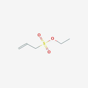 molecular formula C5H10O3S B15489860 Ethyl prop-2-ene-1-sulfonate CAS No. 10602-27-4