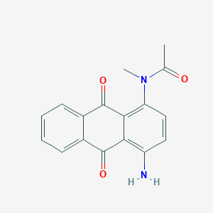 molecular formula C17H14N2O3 B15489899 n-(4-Amino-9,10-dioxo-9,10-dihydroanthracen-1-yl)-n-methylacetamide CAS No. 6336-83-0