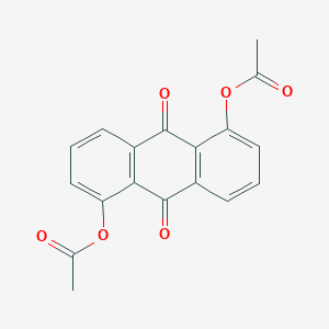 molecular formula C18H12O6 B154899 9,10-Dioxo-9,10-dihydroanthracene-1,5-diyl diacetate CAS No. 1747-93-9