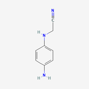 molecular formula C8H9N3 B15489921 [(4-Aminophenyl)amino]acetonitrile CAS No. 6306-44-1