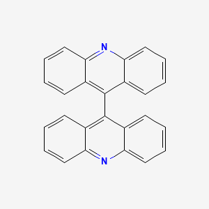 molecular formula C26H16N2 B15490016 9,9'-Biacridine CAS No. 3295-68-9