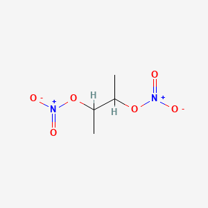 molecular formula C4H8N2O6 B15490032 2,3-Butanediol, dinitrate CAS No. 6423-45-6