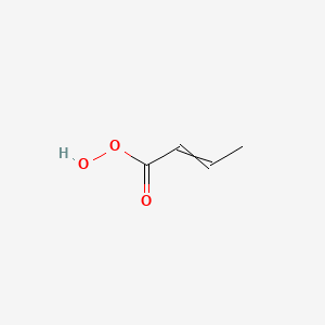 molecular formula C4H6O3 B15490070 But-2-eneperoxoic acid CAS No. 5813-77-4