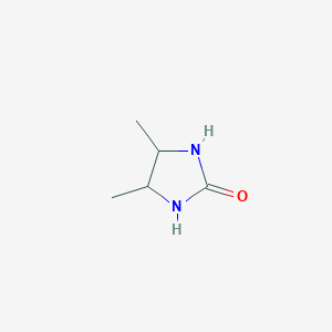 molecular formula C5H10N2O B15490156 4,5-Dimethyl-2-imidazolidinone CAS No. 3169-20-8