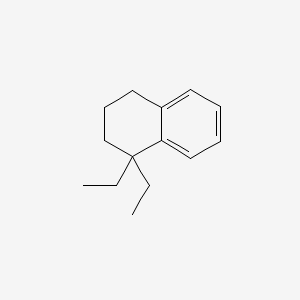 molecular formula C14H20 B15490226 1,1-Diethyl-1,2,3,4-tetrahydronaphthalene CAS No. 2938-66-1