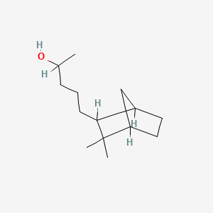 molecular formula C14H26O B15490297 alpha,3,3-Trimethylbicyclo(2.2.1)heptane-2-butanol CAS No. 2226-14-4