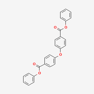 molecular formula C26H18O5 B15490305 Benzoic acid, 4,4'-oxybis-, diphenyl ester CAS No. 2187-85-1
