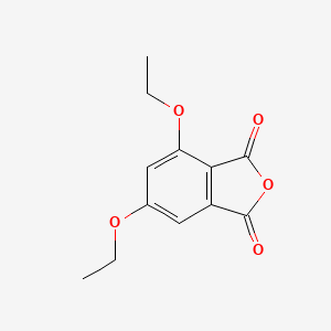 molecular formula C12H12O5 B15490346 4,6-Diethoxy-2-benzofuran-1,3-dione CAS No. 5463-18-3