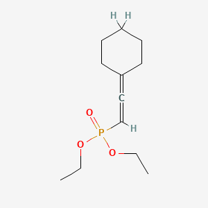 molecular formula C12H21O3P B15490468 Diethyl (2-cyclohexylideneethenyl)phosphonate CAS No. 3356-29-4