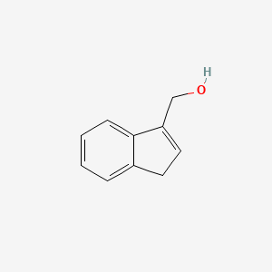 molecular formula C10H10O B15490536 1H-Indene-3-methanol CAS No. 2471-87-6
