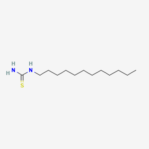 molecular formula C13H28N2S B15490542 Urea, 1-dodecyl-2-thio- CAS No. 2422-90-4