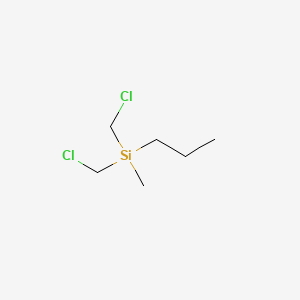 molecular formula C6H14Cl2Si B15490558 Bis(chloromethyl)(methyl)propylsilane CAS No. 2917-67-1