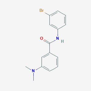 molecular formula C15H15BrN2O B15490676 N-(3-Bromophenyl)-3-dimethylamino-benzamide CAS No. 5761-69-3