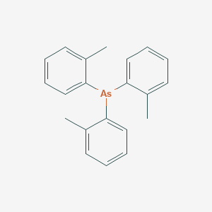 molecular formula C21H21As B15490734 Tris(2-methylphenyl)arsane CAS No. 2417-85-8