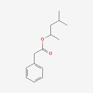 molecular formula C14H20O2 B15490768 4-Methylpentan-2-yl 2-phenylacetate CAS No. 5421-18-1