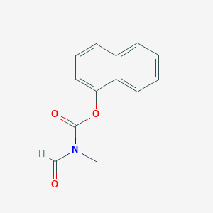molecular formula C13H11NO3 B15490773 Naphthalen-1-yl formyl(methyl)carbamate CAS No. 2313-96-4