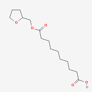 molecular formula C15H26O5 B15490784 Tetrahydrofurfuryl hydrogen sebacate CAS No. 4650-83-3